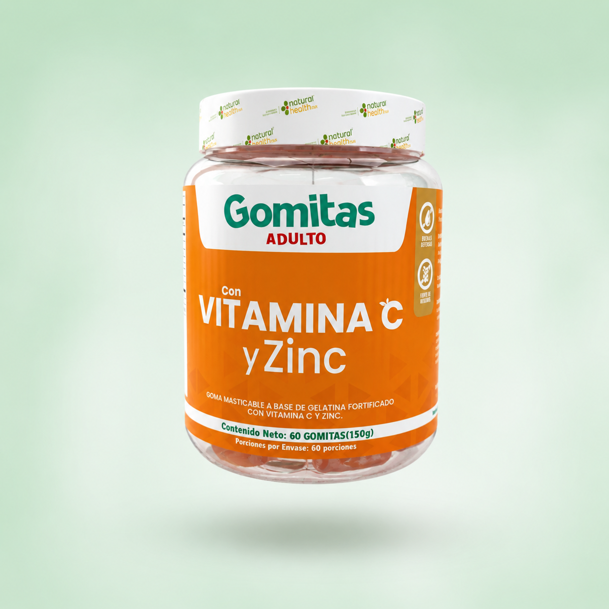 Gomitas con vitamina c + zinc: "Potente escudo para tu sistema inmune"