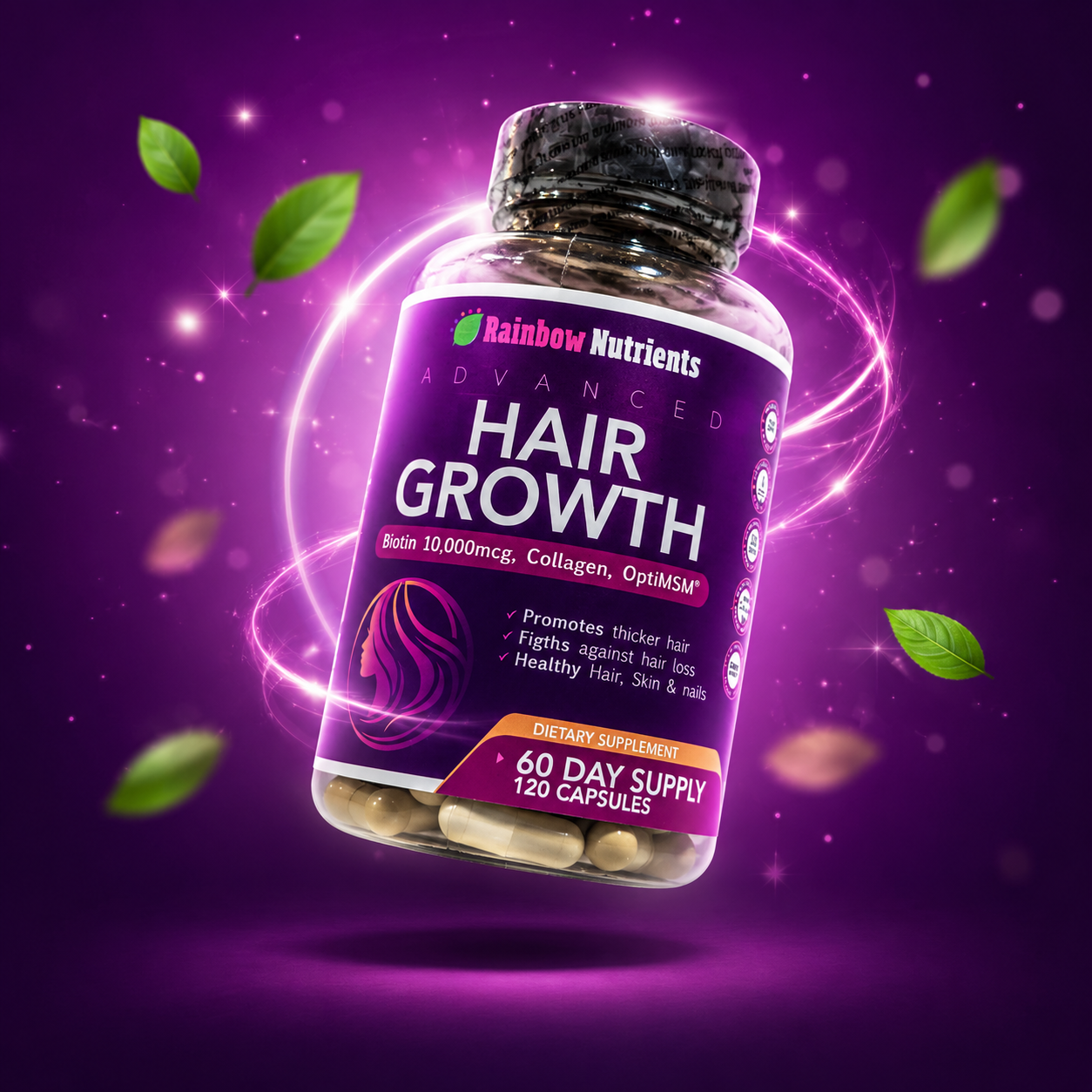 HAIR GROWTH:  Estimula el crecimiento capilar natural